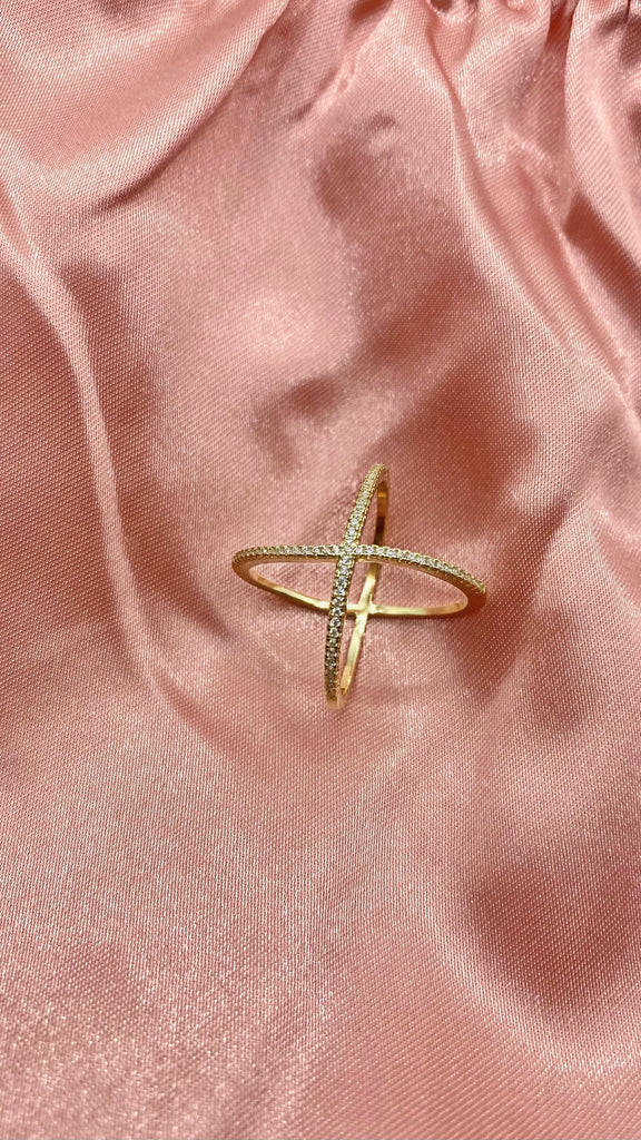 Cross Ring - Gold